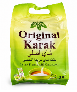 چای کرک اصلی با طعم هل 25 ساشه