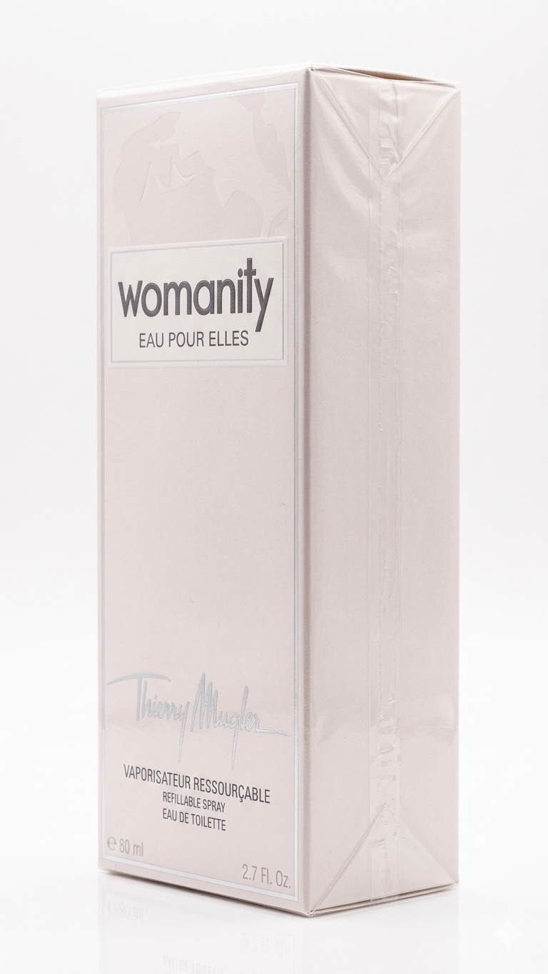 ادو تویلت زنانه موگلر وومنیتی او پور ال (Womanity Eau Pour Elles) حجم 80 میلی‌لیتر