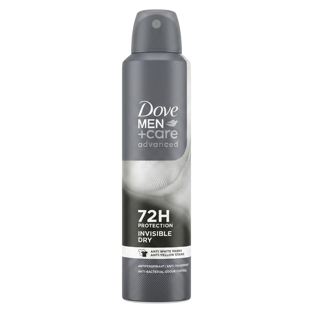 اسپری ضدتعریق مردانه داو مدل Men+Care Advanced Invisible Dry حجم 250 میلی‌لیتر