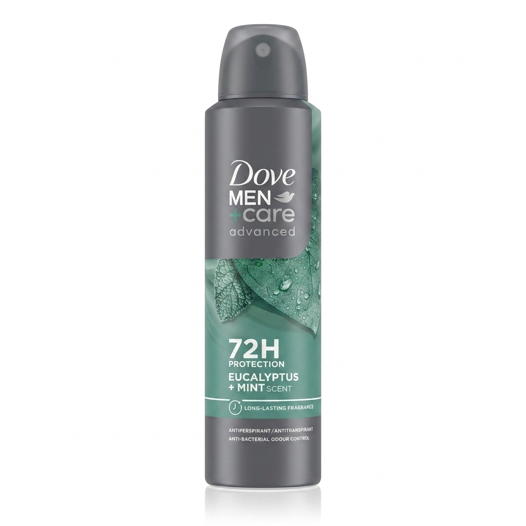 اسپری ضدتعریق مردانه داو Men+Care Advanced Eucalyptus & Mint حجم 250 میلی‌لیتر