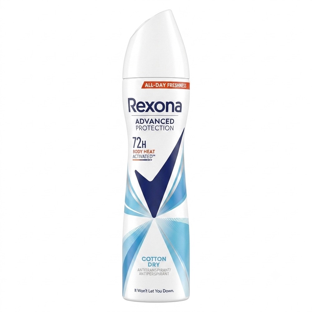 اسپری ضدتعریق رکسونا مدل Cotton Dry حجم 250 میلی‌لیتر