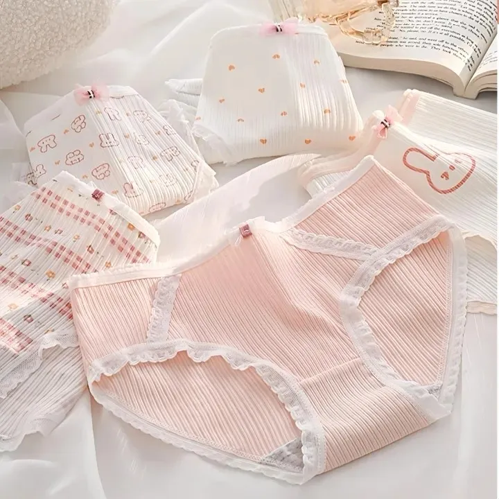 شورت زنانه عروسکی فانتزی کبریتی نخی طرح خرگوشی سایز بزرگ 3X