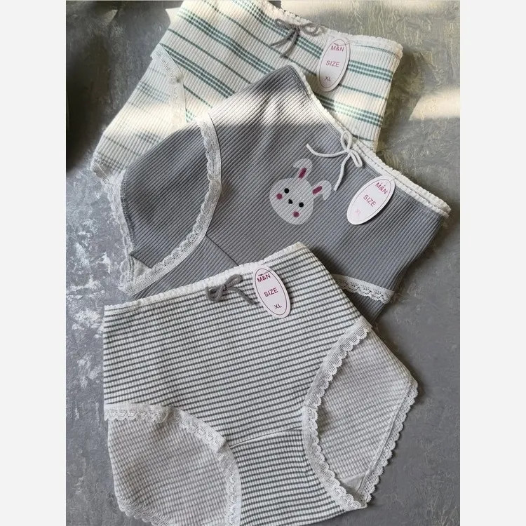 شورت زنانه عروسکی نخی کبریتی طرح خرگوش سایز ایکس لارج