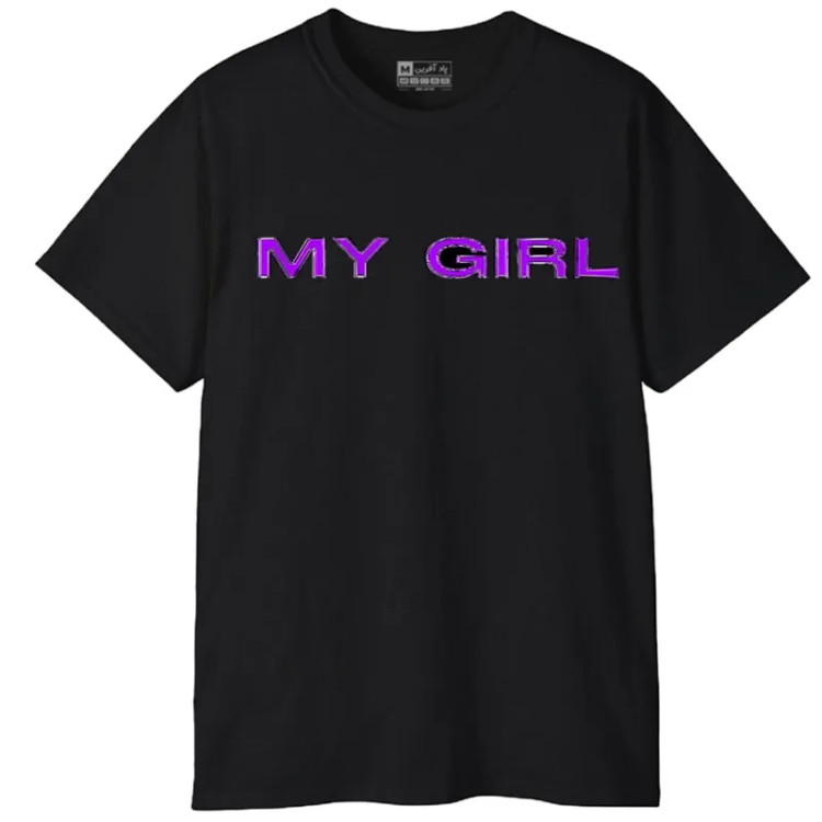 تی شرت آستین کوتاه مردانه پاد آفرین مدل کلمه انگلیسی